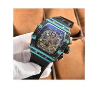 (2) Reloj de lujo para hombre de la marca Richard, de primera calidad, con esfera de cerámica blanca,