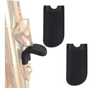 2 reposapiés para saxofón, cómoda almohadilla para dedo del pulgar, almohadilla de goma para saxofón soprano alto tenor, 1,77 x 0,87 x 0,28 pulgadas