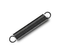 2 resortes de extensión de gancho abierto de acero para muelles, 1,2 x 9 x 200 mm, para equipos mecánicos.