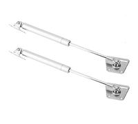 2 resortes de gas, soportes de elevación de puntales de gas de 100 N/22,5 lb, amortiguadores de gas, bisagras de cierre suave, soporte de tapa de puerta de gabinete de muebles, (#3)