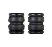 2 resortes de suspensión neumática de 2200 Ib de un solo puerto 1/4 NPT pequeña bolsa de absorción de impactos de goma compatible con sistemas de suspensión neumática 2E2200