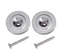 2 retenedores de cuerdas vintage con tornillo redondo ranurado para guitarra y bajo