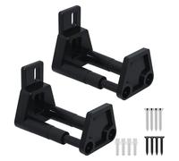 2 rieles de suelo que no se tambalean para puerta corrediza de granero, sistemas fuertes, fijación rápida para armarios de armario, guía de puerta corredera