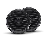 2) Rockford Fosgate RM1652W-MB 6.5 pulgadas mini altavoces marinos Wakeboard +receptor JVC