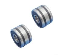 2 rodamientos B8-23D 8 x 23 x 14 mm para alternador, rodamientos de generador de acero para rodamientos con junta de goma, silenciosos y protegidos contra el polvo, para automóviles y máquinas
