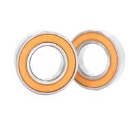 2 rodamientos de bolas cerámicos híbridos acero inoxidable S61701 2RS CB/S6701 CB ABEC7 12 x 18 4 mm S6701RS