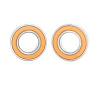 2 rodamientos de bolas cerámicos híbridos acero inoxidable S6800 2RS CB 10 x 19 5 mm (S6800RS)
