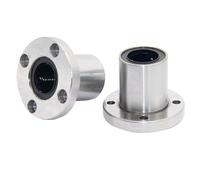 2 rodamientos lineales de bolas con brida de 16 mm y 12 mm for eje lineal de 8 mm, piezas CNC, LMF8UU, LMF10UU, LMF16UU, LMF12UU, LMF10LUU, LMF12LUU, LMF20UU.(LMF35UU)
