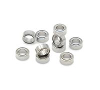 2 rodamientos R156ZZ SR156ZZ de 3/16 x 5/16 x 1/8 pulgadas, rodamientos de bolas de acero inoxidable DDRI-5632ZZ