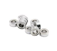 2 rodamientos SMR105ZZ ABEC-9 de acero inoxidable para carretes de pesca, 5 x 10 x 4 mm (2 piezas SMR105ZZ 5 x 10 x 4)