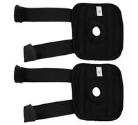 2 rodilleras para mascotas, soporte para articulaciones de patas de perro, de tela OK, soporte para corvejón para perros mayores, tamaño M 3.9 x 3.9 x 0.4 pulgadas, protector de recuperación de
