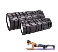 2 rodillos de espuma de masaje para Trigger Point Therapy.Eva Foam Roller - Rodillo de masaje para aliviar el dolor, entrenar los músculos, masaje de espalda y piernas, fitness (33 x 14 cm/30 x 9 cm)