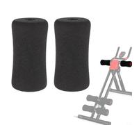 2 rodillos de espuma de repuesto para almohadillas para extensión de piernas y tubos de peso compatibles con diámetro entre 22 mm y 25 mm, para gimnasio y uso doméstico (135 x 80 x 22 mm)
