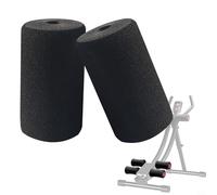2 rodillos de espuma para pies, almohadilla de espuma para máquina de rizos de extensión, rodillos de cojín suave para tubo de 25 mm, accesorio de entrenamiento (2 piezas de 160 mm)