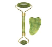 2 rodillos de jade Gua Sha for lifting facial, raspador de gouache, herramientas de masaje Guasha, masajeador facial y corporal antiarrugas.(2pcs 02)