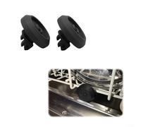 2 rodillos para estante inferior de lavavajillas compatibles con modelos Miele G Series para un rendimiento de movimiento sostenido del estante (negro)