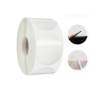 2 rollos/1000 unids claro paquete al por menor sellos de sobres de 1 pulgada redondo círculo oblea etiqueta etiquetas para sobres caja y embalaje de regalo