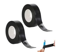 2 Rollos Cinta Aislante, Cintas de Eléctrica Adhesiva Impermeable Negra | Cinta Adhesiva PVC para Reparaciones y Aislamiento, 5 m x 23 mm x 0,8 mm, Negro