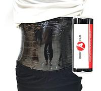 2 Rolls 60 Metros Premium Negro Osmótico Plástico Que Adelgaza La Película De La Envoltura Del Cuerpo Para La Pérdida