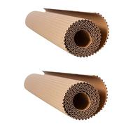 2 rollos de cartón corrugado para manualidades, rollo de cartón grueso de 30 cm x 500 cm para manualidades, cartón creativo multiusos, fácil de cortar, doblar, para pintura, modelado creativo,