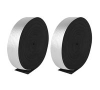 2 rollos de cinta aislante para tuberías de invierno, envoltura térmica para fontanería en el hogar, espuma y papel de aluminio, protección contra la congelación en invierno para interiores y