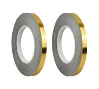 2 Rollos De Cinta Artesanal Dorada, Cinta Autoadhesiva Multifuncional, Pegatinas De Costuras Simples Y Hermosas, Impermeables Y Hermosas, Decoración Del Proyecto De Arte De Bricolaje.