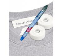2 Rollos de cinta Blanca para marcar ropa de tela 3 metros x 1 cm + 1 bolígrafo Pilot Laundry Tec. marcador de ropa