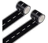 2 Rollos de Cinta de Carretera para Niños Cinta de Pista de Carreras Reutilizable para Coches de Juguete - Diseño Fácil de Despegar y Sin Residuos Crea Pistas Personalizadas en Cualquier Lugar (5 cm