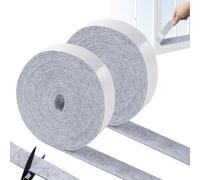 2 rollos de cinta de fieltro autoadhesiva, 4 m x 3 cm x 0,3 cm, tiras de fieltro gruesas, deslizadores de muebles y absorción de condensación para ventanas, almohadillas de fieltro para sillas, vidrio
