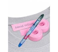 2 Rollos de cinta Rosa para marcar ropa de tela 3 metros x 1 cm + 1 bolígrafo Pilot Laundry Tec. marcador de ropa