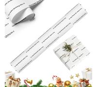 2 rollos de divertidos papeles de regalo, divertidas decoraciones festivas hechas a mano, de regalo, papel de regalo para vacaciones, papel grosero de humor para reuniones, celebraciones, eventos