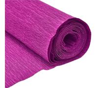 2 rollos de papel crepé arrugado de 250x50cm for envolver flores, manualidades, serpentinas de papel for manualidades, álbum de recortes, decoración de fiesta de Origami, Material de embalaje(Fuchsia)