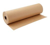 2 rollos de papel marrón de 5M/rollo de papel de regalo Ideal for envolver regalos, manualidades artísticas, decoraciones for fiestas en casa y tiendas(30 * 500cm)