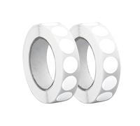 2 rollos de pegatinas de puntos blancos, pegatinas circulares impermeables con codificación redonda, pegatinas de círculos para marcadores, clases escolares, clases grupales