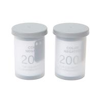 2 Rollos de película en Color para cámara, 35 mm, película Negativa de 200 Colores, 8 Hojas Cada uno, película en Rollo de cámara con impresión en Color HD para 135 cámaras de