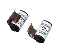 2 Rollos de Película en Color para Cámara de 35mm, 12 Hojas Cada una, Película Negativa en Color para Cámara Vintage ISO 200 HD Resistente Al Agua para 135 Cámaras