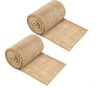 2 rollos de protección de arpillera para árboles, aislamiento y barrera de humedad del suelo para vendajes de plantas de yute, protección de animales, se adapta a múltiples tamaños para troncos al