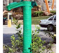 2 rollos de tela no tejida transpirable para protección contra heladas, 10 cm x 35 m, protección contra el sol y el viento contra ciervos para plantas de jardín, color blanco y verde (verde)