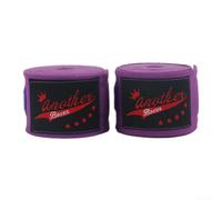 2 rollos de vendas de boxeo de 3 metros para envolver las manos durante el entrenamiento (morado)