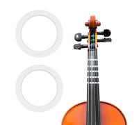 2 Rollos Diapasón de Cinta de Violín, 66m Cinta de Violonchelo Cinta Pizarra Blanca Cinta Grafica Violín Accesorios para Principiantes Diapasón Instrumentos Orquestales (Blanco)