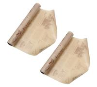 2 Rollos Papel para Bocadillos Resistente Grasa, 2 de Marrón | Chips y Alitas de Pollo, Uso en Tienda de Alimentos y Horneado, Mantiene la Presentación