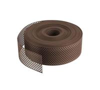 2 rollos Rejilla de alero 60m x 50mm Marrón