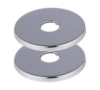 2 Rosetas de Válvula Mezcladora de Ducha, Aptas para Diámetro 21 mm - Rosetas de Grifo, Diámetro de Válvula Interior 21 mm, Aptas para Válvulas de ángulo y Grifos de Agua Fría Individuales