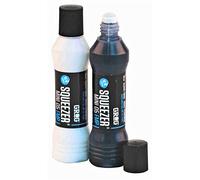 2 rotuladores exprimidores permanentes resistentes al agua Grog negro blanco graffiti lienzo art marcado rápido - secado - resistente a las manchas - alta cobertura para cartón, plástico, vidrio,