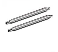 2 ruedas de puntuación de porcelana para reemplazo manual de cortador de azulejos, herramienta de corte de doble cabeza, rueda de acero endurecido, color plateado