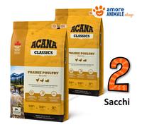 2 SACOS - Acana Dog Classic Adult Prairie Poultry 9,7 kg - Pienso para Perros