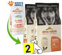 2 Sacos - Almo Nature Perro Holistic Grandes Adult Pollo Y Arroz 12 KG - para