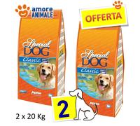 2 Sacos - Monge Especial Perro Clásico Kg.20 - Alimento Completo para Adultos