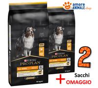 2 Sacos →Purina Perro Pro Plan - Adult Todas Size, Luz Esterilizados, Pollo - 14