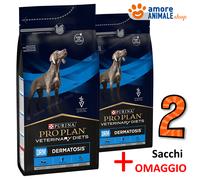 2 Sacos →Purina Perro Pro Plan - Veterinary Diets Drm , Dermatosis - 12KG -